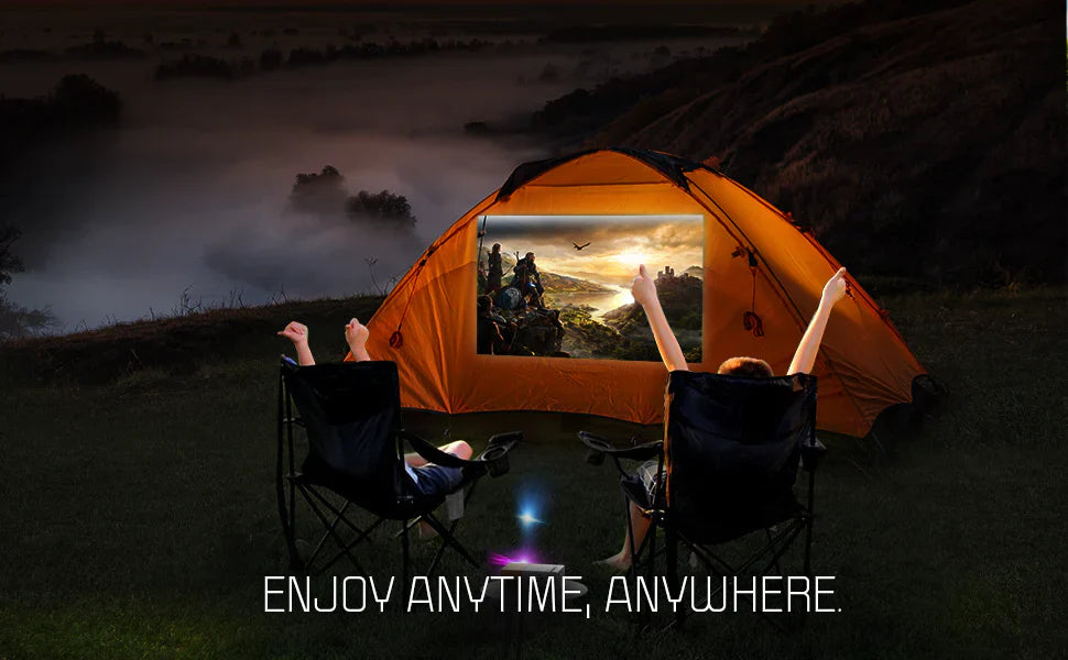 Play On The Go: Mini Portable Projector GLORIFY™