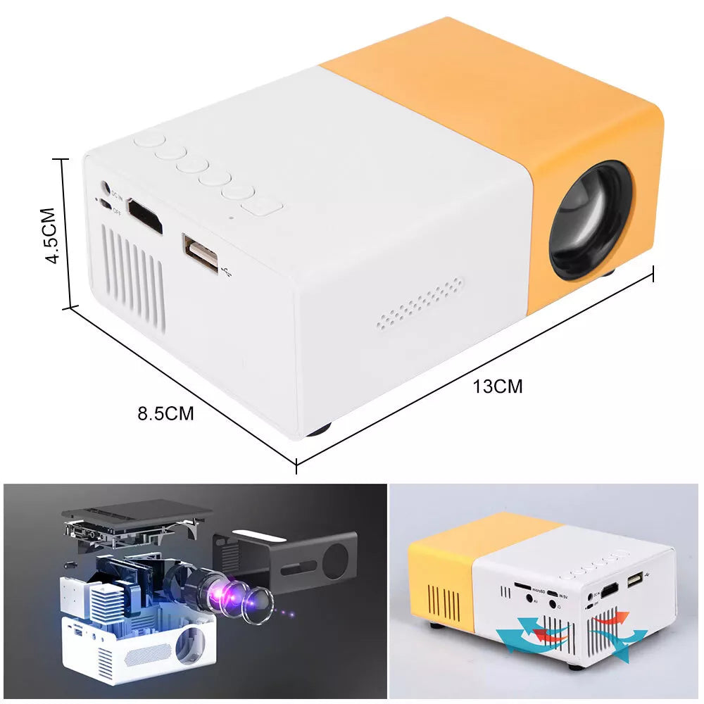 Play On The Go: Mini Portable Projector GLORIFY™